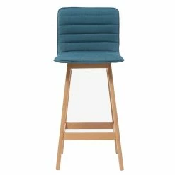Tabouret De Bar Design Bois Et Bleu Canard 65 Cm (lot De 2) EMMA -Canapé Soldes tabouret de bar design bois et bleu canard 65 cm lot de 2 emma 42663 5bb764701cc40 1200 675