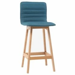 Tabouret De Bar Design Bois Et Bleu Canard 65 Cm (lot De 2) EMMA -Canapé Soldes tabouret de bar design bois et bleu canard 65 cm lot de 2 emma 42663 5bb7647034bd4 1200 675