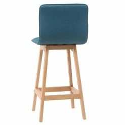 Tabouret De Bar Design Bois Et Bleu Canard 65 Cm (lot De 2) EMMA -Canapé Soldes tabouret de bar design bois et bleu canard 65 cm lot de 2 emma 42663 5bb764705dd4a 1200 675