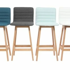 Tabouret De Bar Design Bois Et Bleu Canard 65 Cm (lot De 2) EMMA -Canapé Soldes tabouret de bar design bois et bleu canard 65 cm lot de 2 emma 42663 5d53c58c59523 1200 675