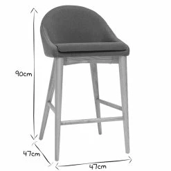 Tabouret De Bar Design En Tissu Gris Anthracite Et Bois Clair 65 Cm DALIA 12 Tabouret De Bar Design En Tissu Gris Anthracite Et Bois Clair 65 Cm DALIA -Canapé Soldes tabouret de bar design en tissu gris anthracite et bois clair 65 cm dalia 24484 5f5f4ab4e9977 1200 675