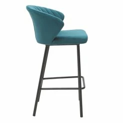 Tabouret De Bar Design En Tissu Velours Gaufré Bleu Pétrole Et Métal Noir H68 Cm DALLY 11 Tabouret De Bar Design En Tissu Velours Gaufré Bleu Pétrole Et Métal Noir H68 Cm DALLY -Canapé Soldes tabouret de bar design en tissu velours gaufre bleu petrole et metal noir h68 cm dally 45593 5d2499012aee9 1200 675