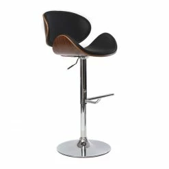 Tabouret De Bar Design Noir Et Bois Foncé WALNUT -Canapé Soldes tabouret de bar design noir et bois fonce walnut 31346 5bb763ba56ab8 1200 675