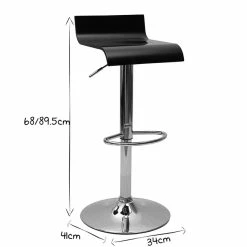 Tabouret De Bar Design Noir SURF -Canapé Soldes tabouret de bar design noir surf 10328 5d08b0727fdc6 1200 675