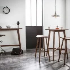 Tabouret De Bar Design Noyer H72 Cm DEMORY -Canapé Soldes tabouret de bar design noyer h72 cm demory 44028 5bb374d623656 1200 675