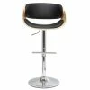 Tabouret De Bar Design Réglable Noir Et Bois Clair BENT -Canapé Soldes tabouret de bar design reglable noir et bois clair bent 40342 5bbcc5fba1398 1200 675