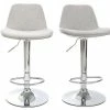Tabouret De Bar Design Tissu Gris Clair Lot De 2 ZACK -Canapé Soldes tabouret de bar design tissu gris clair lot de 2 zack 41168 5bbcc636e8ab0 1200 675
