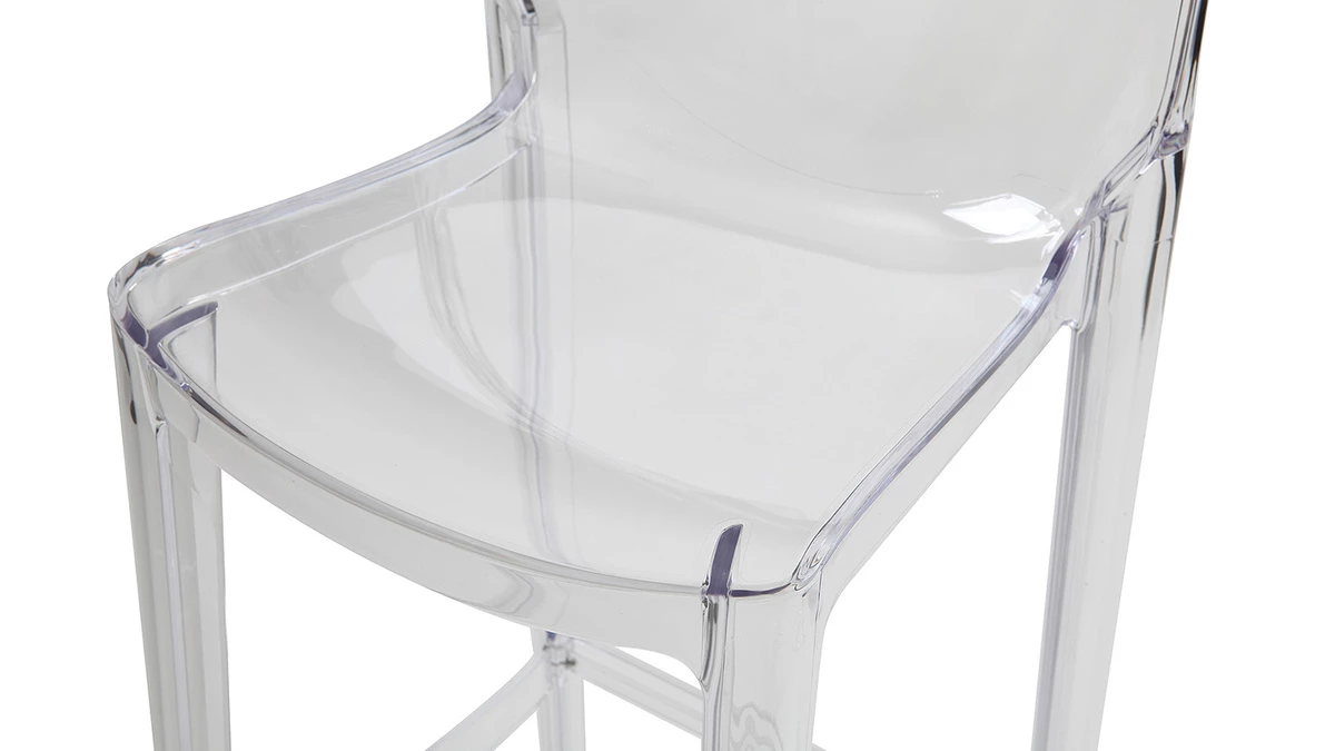 Tabouret De Bar Design Transparent Lot De 2 YLAK 8 Tabouret De Bar Design Transparent Lot De 2 YLAK – Image 6