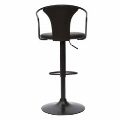 Tabouret De Bar Industriel Réglable Noir BECKETT -Canapé Soldes tabouret de bar industriel reglable noir beckett 49847 61655a359eec6 1200 675