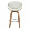 Tabouret De Bar Pivotant Blanc Et Bois Clair 65 Cm WALNUT -Canapé Soldes tabouret de bar pivotant blanc et bois clair 65 cm walnut 46775 5d691929a2da8 1200 675