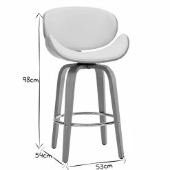 Tabouret De Bar Pivotant Blanc Et Bois Clair 65 Cm WALNUT 14 Tabouret De Bar Pivotant Blanc Et Bois Clair 65 Cm WALNUT -Canapé Soldes tabouret de bar pivotant blanc et bois clair 65 cm walnut 46775 5d691936ac3f9 1200 675
