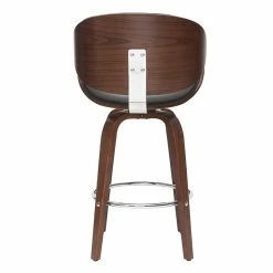 Tabouret De Bar Pivotant Noir Et Bois Foncé 65 Cm WALNUT -Canapé Soldes tabouret de bar pivotant noir et bois fonce 65 cm walnut 46778 5daedeb23bf73 1200 675