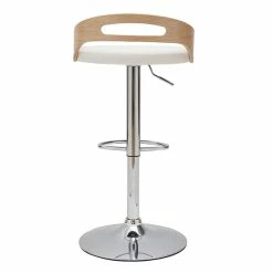 Tabouret De Bar Réglable Design Bois Clair Et Polyuréthane Blanc MANO 11 Tabouret De Bar Réglable Design Bois Clair Et Polyuréthane Blanc MANO -Canapé Soldes tabouret de bar reglable design bois clair et polyurethane blanc mano 49309 60b8e3b3ad0a1 1200 675