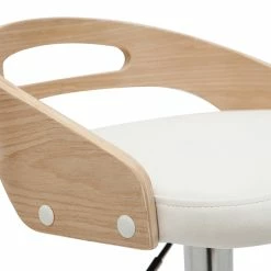Tabouret De Bar Réglable Design Bois Clair Et Polyuréthane Blanc MANO 12 Tabouret De Bar Réglable Design Bois Clair Et Polyuréthane Blanc MANO -Canapé Soldes tabouret de bar reglable design bois clair et polyurethane blanc mano 49309 60b8e3ba984ac 1200 675