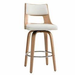 Canapé Soldes -Canapé Soldes tabouret de bar scandinave pivotant blanc et bois clair garbo 46767 5d67e997d9782 1200 675