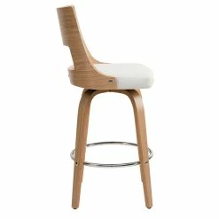 Tabouret De Bar Scandinave Pivotant Blanc Et Bois Clair GARBO 10 Tabouret De Bar Scandinave Pivotant Blanc Et Bois Clair GARBO -Canapé Soldes tabouret de bar scandinave pivotant blanc et bois clair garbo 46767 5d67e9996f57d 1200 675