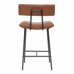 Tabouret De Bar Vintage Marron Clair Et Métal H65 Cm GOTHAM -Canapé Soldes tabouret de bar vintage marron clair et metal h65 cm gotham 48366 5f4fa62bbb319 1200 675