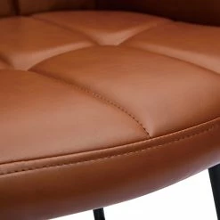 Tabourets De Bar Avec Sièges Matelassés Marron Et Métal Noir H65 Cm (lot De 2) MONTERO -Canapé Soldes tabourets de bar avec sieges matelasses marron et metal noir h65 cm lot de 2 montero 52273 637373f8bff8f 1200 675