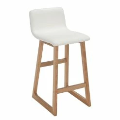 Tabourets De Bar Bois Clair Et Blanc 65 Cm (lot De 2) OSAKA -Canapé Soldes tabourets de bar bois clair et blanc 65 cm lot de 2 osaka 36736 5bc4a37f27ca0 1200 675