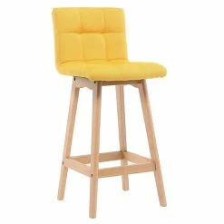 Tabourets De Bar Bois Et Jaune H65 Cm (lot De 2) KLARIS -Canapé Soldes tabourets de bar bois et jaune h65 cm lot de 2 klaris 42671 5bbcc6c310f89 1200 675