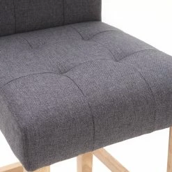 Tabourets De Bar Capitonnés Gris Foncé Et Bois H66 Cm (lot De 2) ESTER 14 Tabourets De Bar Capitonnés Gris Foncé Et Bois H66 Cm (lot De 2) ESTER -Canapé Soldes tabourets de bar capitonnes gris fonce et bois h66 cm lot de 2 ester 42394 612ce68b26ec7 1200 675