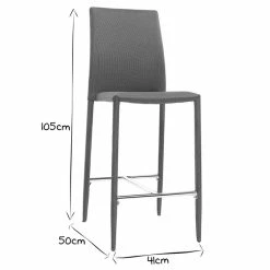 Tabourets De Bar Design Gris Clair (lot De 2) TALOS -Canapé Soldes tabourets de bar design gris clair lot de 2 talos 42815 5f451601a67ed 1200 675