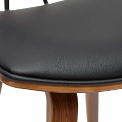 Tabourets De Bar Design Noir Et Bois Foncé H69 Cm (lot De 2) VASCO -Canapé Soldes tabourets de bar design noir et bois fonce h69 cm lot de 2 vasco 49302 60edac92e8376 1200 675