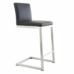 Tabourets De Bar Design Noirs Avec Pieds Métal (lot De 2) STELLAR -Canapé Soldes tabourets de bar design noirs avec pieds metal lot de 2 stellar 41910 5bbcc67e70a9f 1200 675