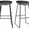 Tabourets De Bar Design Noirs H75 Cm (lot De 2) PEBBLE -Canapé Soldes tabourets de bar design noirs h75 cm lot de 2 pebble 45307 5c0e39855745e 1200 675
