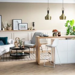 Tabourets De Bar Design Noirs Pieds Métal 65 Cm (lot De 2) FRANZ -Canapé Soldes tabourets de bar design noirs pieds metal 65 cm lot de 2 franz 47160 601192bd8a07b 1200 675