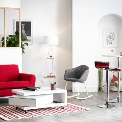 Tabourets De Bar Design Noirs WAVES (lot De 2) 17 Tabourets De Bar Design Noirs WAVES (lot De 2) -Canapé Soldes tabourets de bar design noirs waves lot de 2 10121 5dde5be4ad789 1200 675