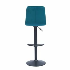 Tabourets De Bar Design Réglables Velours Gaufré Bleu Pétrole (lot De 2) ESCAPE -Canapé Soldes tabourets de bar design reglables velours gaufre bleu petrole lot de 2 escape 50400 61a0f0ca183b1 1200 675