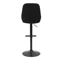 Tabourets De Bar Design Réglables Velours Noir (lot De 2) HOLO -Canapé Soldes tabourets de bar design reglables velours noir lot de 2 holo 50713 6278c6d9bee70 1200 675