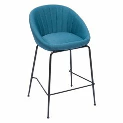 Tabourets De Bar Design Tissu Bleu Canard 65 Cm (lot De 2) SHERU -Canapé Soldes tabourets de bar design tissu bleu canard 65 cm lot de 2 sheru 49588 61603ba2bf18e 1200 675