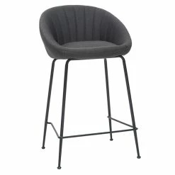 Tabourets De Bar Design Tissu Gris Foncé 65 Cm (lot De 2) SHERU -Canapé Soldes tabourets de bar design tissu gris fonce 65 cm lot de 2 sheru 47845 5f32be36735d5 1200 675