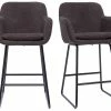 Tabourets De Bar Effet Velours Gris Foncé H65 Cm (lot De 2) AMIKA 2 Tabourets De Bar Effet Velours Gris Foncé H65 Cm (lot De 2) AMIKA -Canapé Soldes tabourets de bar effet velours gris fonce h65 cm lot de 2 amika 50519 61d6fc42a8c29 1200 675