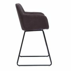 Tabourets De Bar Effet Velours Gris Foncé H65 Cm (lot De 2) AMIKA -Canapé Soldes tabourets de bar effet velours gris fonce h65 cm lot de 2 amika 50519 61d6fc5b36fcd 1200 675