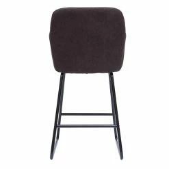 Tabourets De Bar Effet Velours Gris Foncé H65 Cm (lot De 2) AMIKA -Canapé Soldes tabourets de bar effet velours gris fonce h65 cm lot de 2 amika 50519 61d6fc5f791d1 1200 675