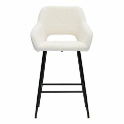 Tabourets De Bar En Tissu Effet Laine Bouclée Et Métal H65 Cm (lot De 2) LAURETTE -Canapé Soldes tabourets de bar en tissu effet laine bouclee et metal h65 cm lot de 2 laurette 52260 632b2474bc9e7 1200 675