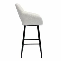 Tabourets De Bar En Tissu Effet Laine Bouclée Et Métal H65 Cm (lot De 2) LAURETTE -Canapé Soldes tabourets de bar en tissu effet laine bouclee et metal h65 cm lot de 2 laurette 52260 632b247ac10c5 1200 675