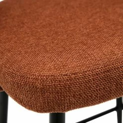 Tabourets De Bar En Tissu Effet Velours Texturé Terre Brûlée H65 Cm (lot De 2) COSETTE -Canapé Soldes tabourets de bar en tissu effet velours texture terre brulee h65 cm lot de 2 cosette 52083 62deb2283f021 1200 675
