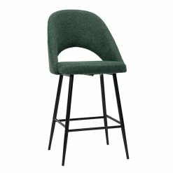 Tabourets De Bar En Tissu Effet Velours Texturé Vert H65 Cm (lot De 2) COSETTE -Canapé Soldes tabourets de bar en tissu effet velours texture vert h65 cm lot de 2 cosette 52084 62deb2d59f8d9 1200 675