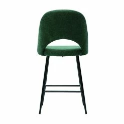 Tabourets De Bar En Tissu Effet Velours Texturé Vert H65 Cm (lot De 2) COSETTE -Canapé Soldes tabourets de bar en tissu effet velours texture vert h65 cm lot de 2 cosette 52084 62deb2e1a0a21 1200 675