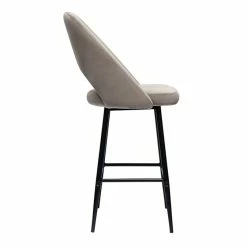 Tabourets De Bar En Velours Taupe Et Métal H65 Cm (lot De 2) COSETTE 12 Tabourets De Bar En Velours Taupe Et Métal H65 Cm (lot De 2) COSETTE -Canapé Soldes tabourets de bar en velours taupe et metal h65 cm lot de 2 cosette 52418 63bfbf4a68c95 1200 675