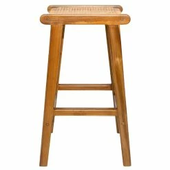 Tabourets De Bar Ethniques En Bois Teck Massif Et Cannage Rotin H65 Cm (lot De 2) GAWA -Canapé Soldes tabourets de bar ethniques en bois teck massif et cannage rotin h65 cm lot de 2 gawa 52956 636a6da241ec7 1200 675