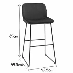 Tabourets De Bar Fixes En Tissu Velours Bleu Canard Pieds Métal Noir H65 (lot De 2) KAOLY -Canapé Soldes tabourets de bar fixes en tissu velours bleu canard pieds metal noir h65 lot de 2 kaoly 51943 62d55b5a74e25 1200 675