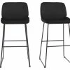 Tabourets De Bar Fixes En Tissu Velours Noir Pieds Métal Noir H65 (lot De 2) KAOLY 1 Tabourets De Bar Fixes En Tissu Velours Noir Pieds Métal Noir H65 (lot De 2) KAOLY -Canapé Soldes tabourets de bar fixes en tissu velours noir pieds metal noir h65 lot de 2 kaoly 51945 62d579a2568b6 1200 675