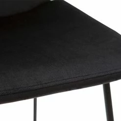 Tabourets De Bar Fixes En Tissu Velours Noir Pieds Métal Noir H65 (lot De 2) KAOLY -Canapé Soldes tabourets de bar fixes en tissu velours noir pieds metal noir h65 lot de 2 kaoly 51945 62d57c698eb1e 1200 675