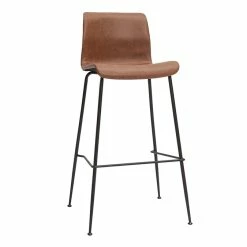 Tabourets De Bar Fixes Marron Aspect Vieilli Et Métal Noir H75 (lot De 2) HAROLD -Canapé Soldes tabourets de bar fixes marron aspect vieilli et metal noir h75 lot de 2 harold 52695 634d2f95c1682 1200 675