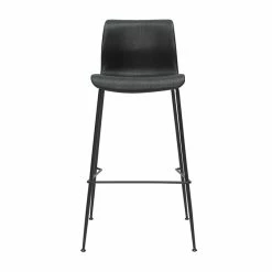 Tabourets De Bar Fixes Noirs Aspect Vieilli Et Métal Noir H75 (lot De 2) HAROLD -Canapé Soldes tabourets de bar fixes noirs aspect vieilli et metal noir h75 lot de 2 harold 52694 634d2fcb3dd80 1200 675